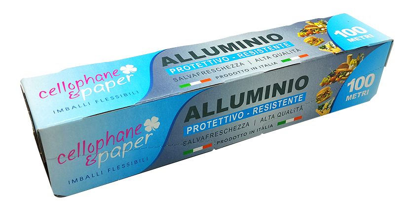 Rotoli alluminio in box spessore 12 my _ Aluminum rolls in box thickness 12 my