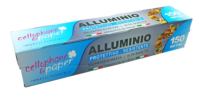 Aluminum for kitchen use, protective, durable, gourmet cuisine _ pesce, fish, carne, meat, food