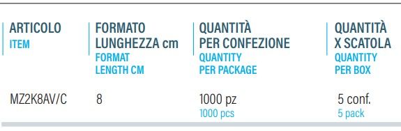 Laccetti per chiusura buste bio - descrizione prodotto . Bio bag closure Ties - product description