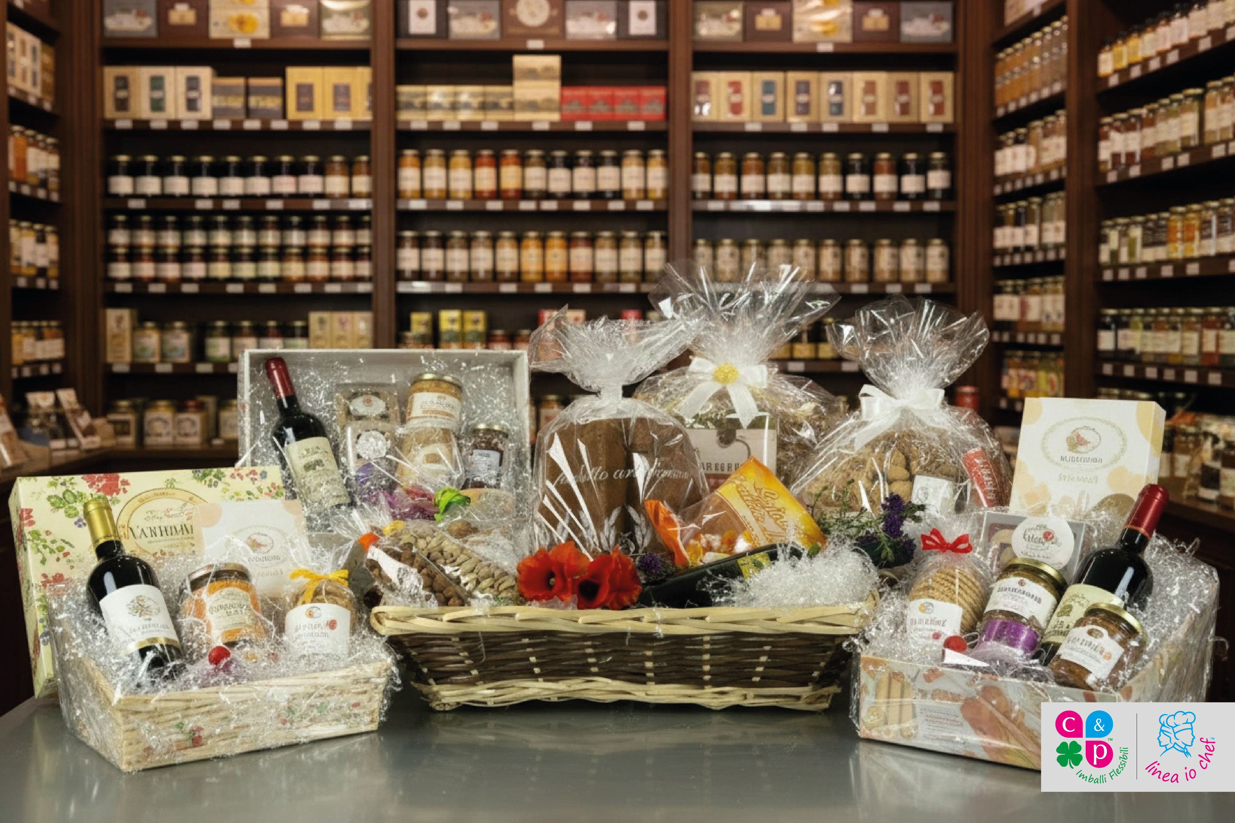 Truciolo in colori vari e materiali diversi - wood shavings for baskets, gifts and packaging